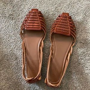 Synthetic leather huarache